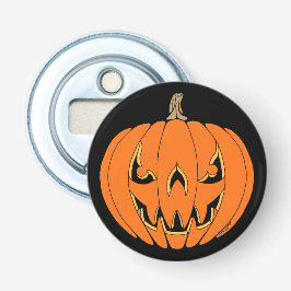 Gruseliger Jack-o'-Lantern Halloween-Entwurf Flaschenöffner