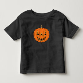 Gruseliger Jack-o'-Lantern Halloween-Entwurf Kleinkind T-shirt