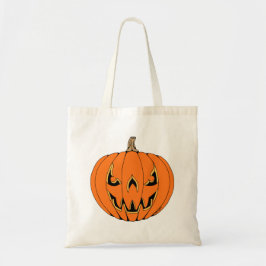 Gruseliger Jack-o'-Lantern Halloween-Entwurf Tragetasche