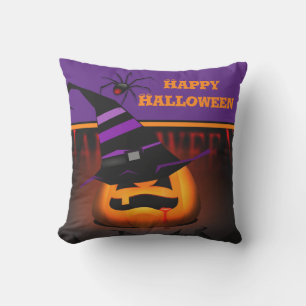 Gruseliger Jack O' Lantern Halloween  Kissen