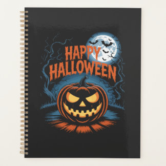 Gruseliger Jack O Lantern Halloween Planer