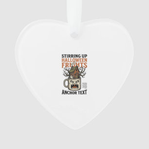 Gruseliger Kaffee Halloween Verfluchte Tasse Grafi Ornament