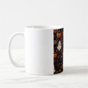 Gruseliger Kaffee-Katzen-Café-Halloween-Becher Kaffeetasse