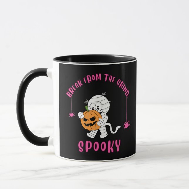 Gruseliger Kaffeebecher Tasse (Links)