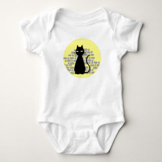 Gruseliger Katzengesamtkostüm Baby Strampler