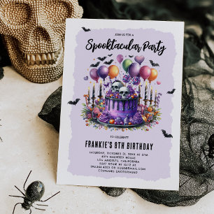 Gruseliger Kindergeburtstag Halloween Einladung