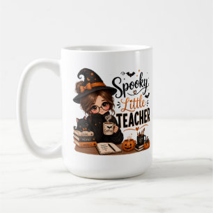 Gruseliger kleiner Lehrer Halloween große Tasse