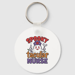 Gruseliger Krankenpfleger Halloween-Geist-Shirt-De Schlüsselanhänger