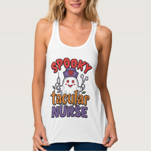 Gruseliger Krankenpfleger Halloween-Geist-Shirt-De Tank Top