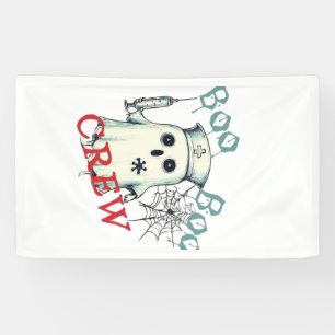 Gruseliger Krankenschwester-Geist Verfluchtes Kran Banner