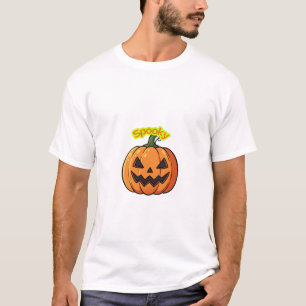 Gruseliger Kürbis Halloween-Entwurf T-Shirt