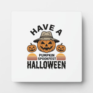 Gruseliger Kürbis Halloween Vintage Gravur Shirt D Fotoplatte