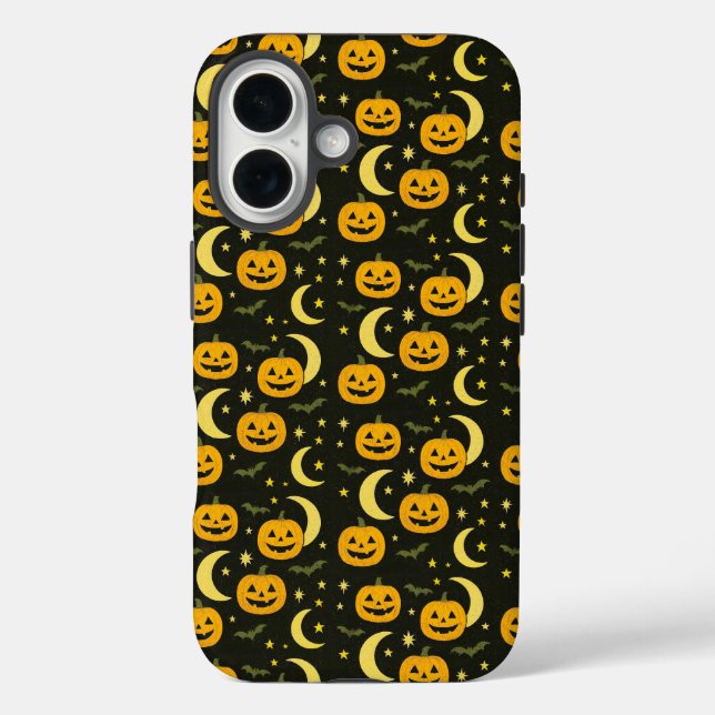 Gruseliger Kürbis-Jack-O'-Lantern Case-Mate iPhone Hülle (Rückseite)