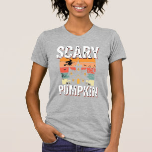 Gruseliger Kürbis Spukhaus Halloween-Design_1 T-Shirt
