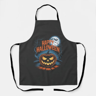 Gruseliger Kürbislaterne Halloween Schürze
