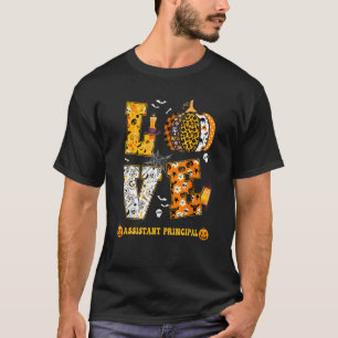 Gruseliger Kürbisliebe Halloween stellvertretender T-Shirt