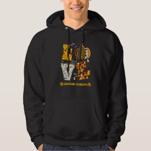 Gruseliger Kürbisliebes-Halloween-Vize-Schulleiter Hoodie