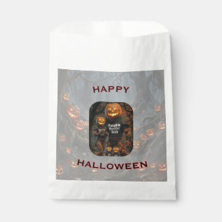 Gruseliger Kürbismonster Halloween Party Favor Bag Geschenktütchen