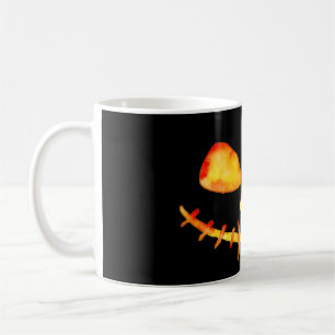 Gruseliger lächelnder Jack O' Lantern-Gesicht Kaffeetasse