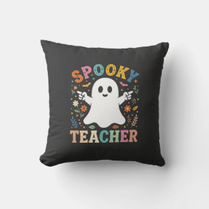 Gruseliger Lehrer Süßer Geist Halloween-Design_1 Kissen