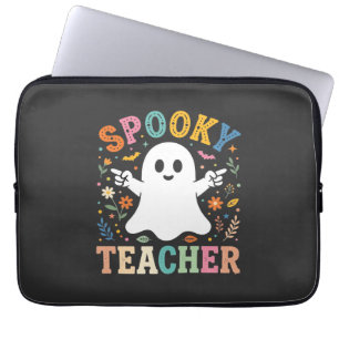 Gruseliger Lehrer Süßer Geist Halloween Design_1 Laptopschutzhülle