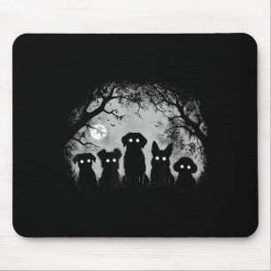 Gruseliger Lustiger Unheimlicher Hund Alt Goth Gru Mousepad