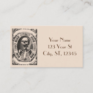Gruseliger Menschenschädel Thunder_Cove Visitenkarte