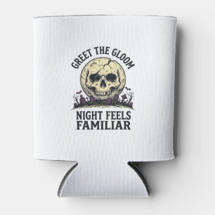 Gruseliger Mond-Schädel-Halloween-Grafik-Shirt_1 Dosenkühler