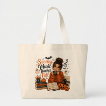 Gruseliger Musiklehrer-Treibstoff Halloween-Tasche