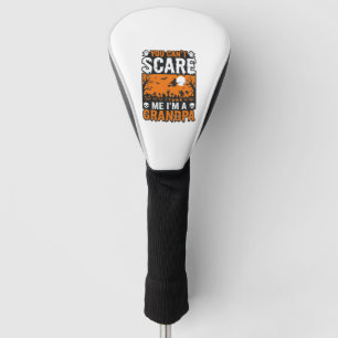 Gruseliger Opa Vintage Halloween-Shirt-Design_1 Golf Headcover