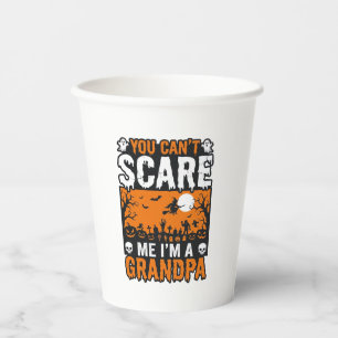Gruseliger Opa Vintage Halloween-Shirt-Design_1 Pappbecher