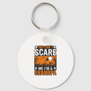 Gruseliger Opa Vintage Halloween-Shirt-Design_1 Schlüsselanhänger