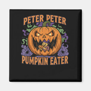 Gruseliger Peter Pumpkin Eater Halloween Jack O La Magnet
