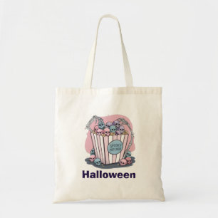 Gruseliger Popcorn-Halloween-Beutel Tragetasche