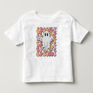Gruseliger Retro-Geist Kleinkind T-shirt