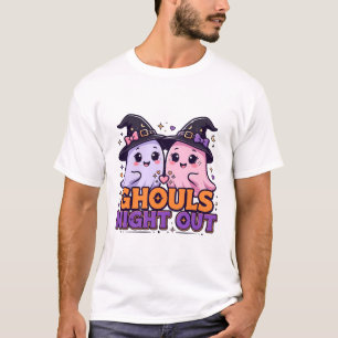 Gruseliger Retro-Halloween-Schrifttyp-Kunst 'Ghoul T-Shirt