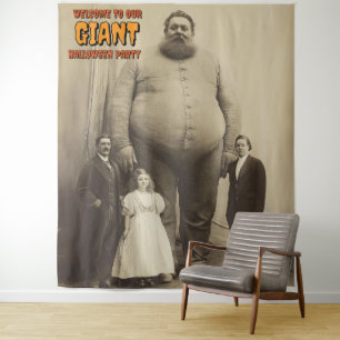 Gruseliger riesiger Halloween-Hintergrund zum Aufh Wandteppich