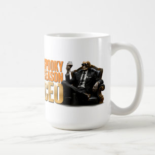 💼 Gruseliger Saison-CEO Lustiger Halloween-Chef-Z Kaffeetasse