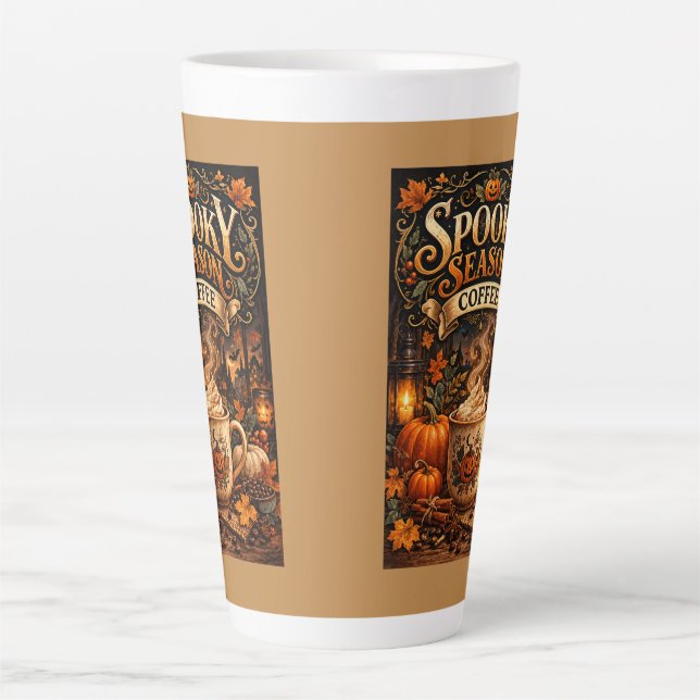 Gruseliger Saison-Kaffee Milchtasse (Vorderseite)