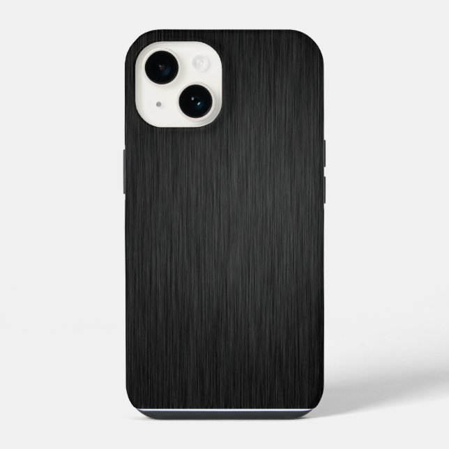 Gruseliger schwarzer Metall Case-Mate iPhone-Hülle iPhone Hülle (Rückseite)