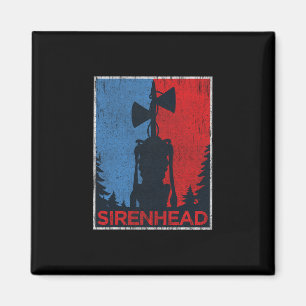 Gruseliger Siren Head Meme Gamer Kinder Jungen Mäd Magnet