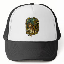 Gruseliger Skelett-Hund im Horror-Aesthetic