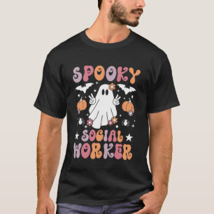 Gruseliger Sozialarbeiter Halloween Beste Sozialar T-Shirt