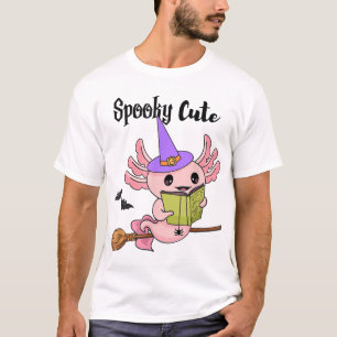 Gruseliger süßer Axolotl Halloween T-Shirt