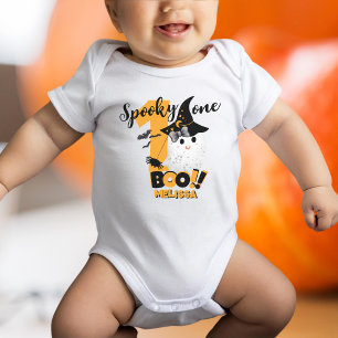 Gruseliger Süßer Erster Halloween Geburtstag Baby Strampler