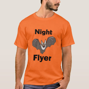 Gruseliger Süßer Fledermaus Nachtflieger T-Shirt
