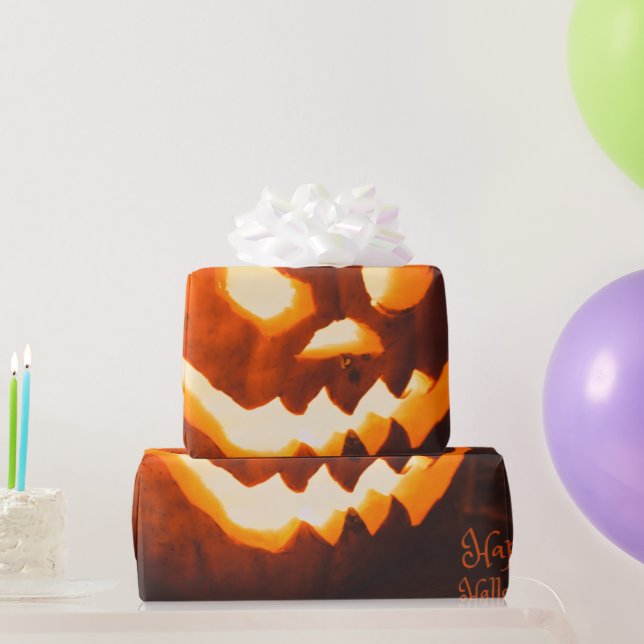 Gruseliger Süßer Geist Halloween Geschenkpapier (Partygeschenke)