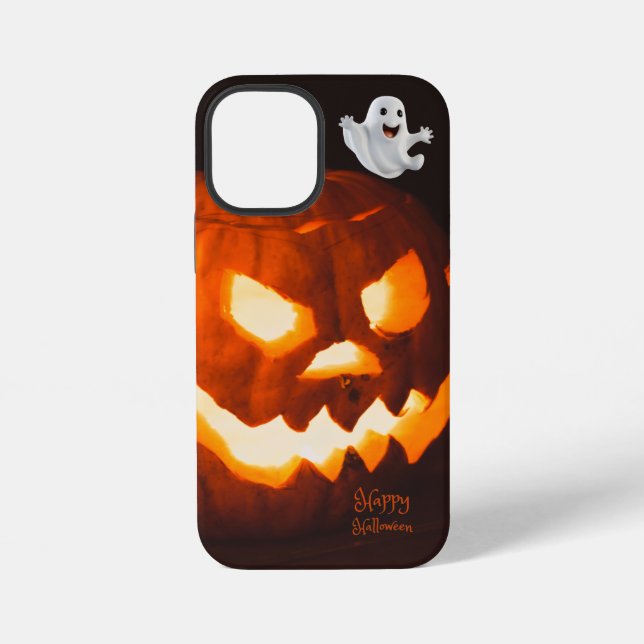 Gruseliger Süßer Geist Halloween iPhone Hülle (Rückseite)