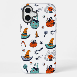 Gruseliger süßer Halloween weißer iPhone-Hülle iPhone 16 Plus Hülle