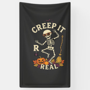 Gruseliger Tanz-Skelett-Kürbis-Besen_1 Banner
